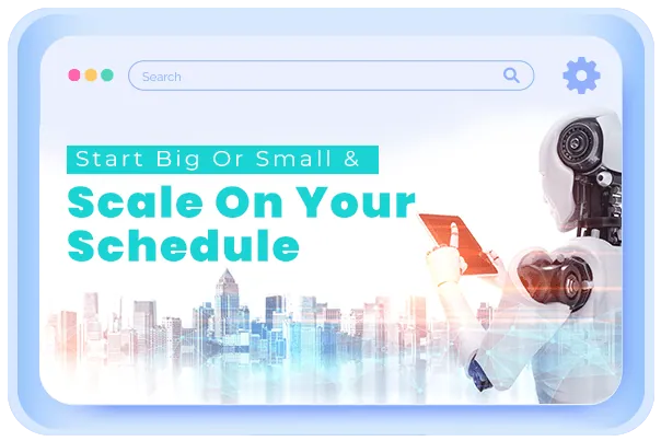 Scale on your schedule — Prometheus AI illustration