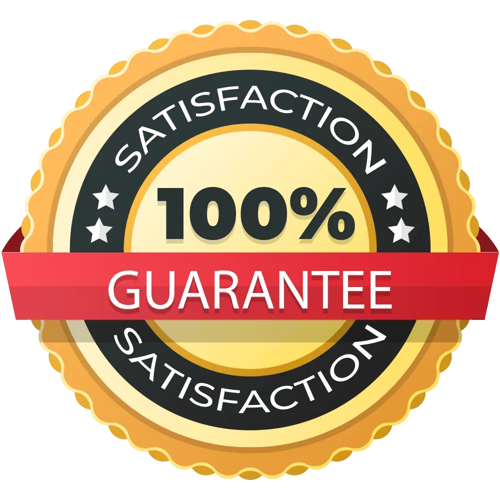 90-day satisfaction guarantee badge